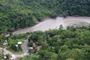 The Yukiankas community is one of those at risk of disappearing due to the construction of the Santiago Hydroelectric Project. This settlement will be submerged by the reservoir (Photo: Chinki Nawech/Mongabay).